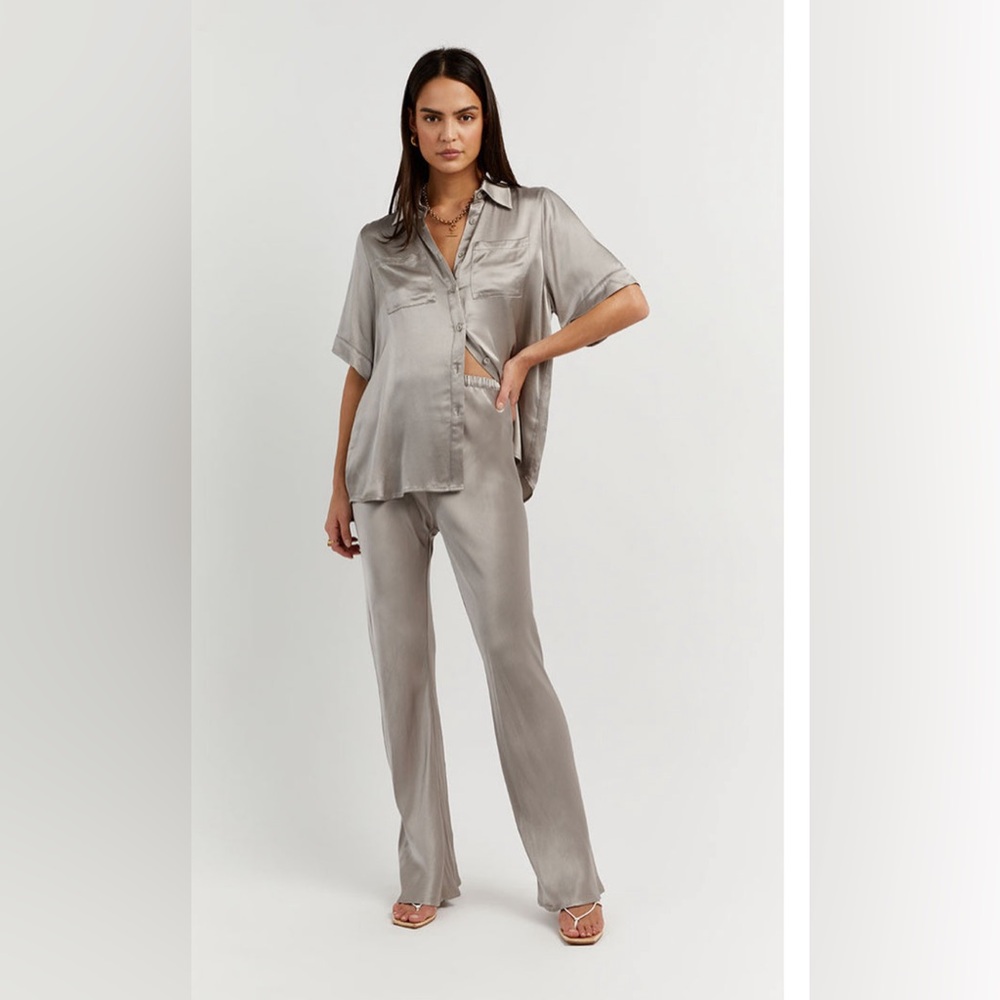 Nwt DISSH Simone Satin Bias pants